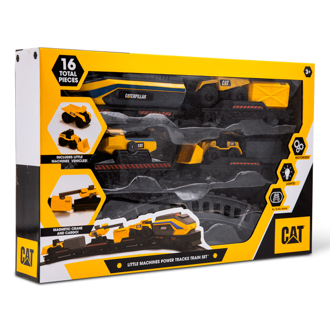 Залізниці та потяги - Ігровий набір Cat Залізниця Будівельний експрес (82949)#4