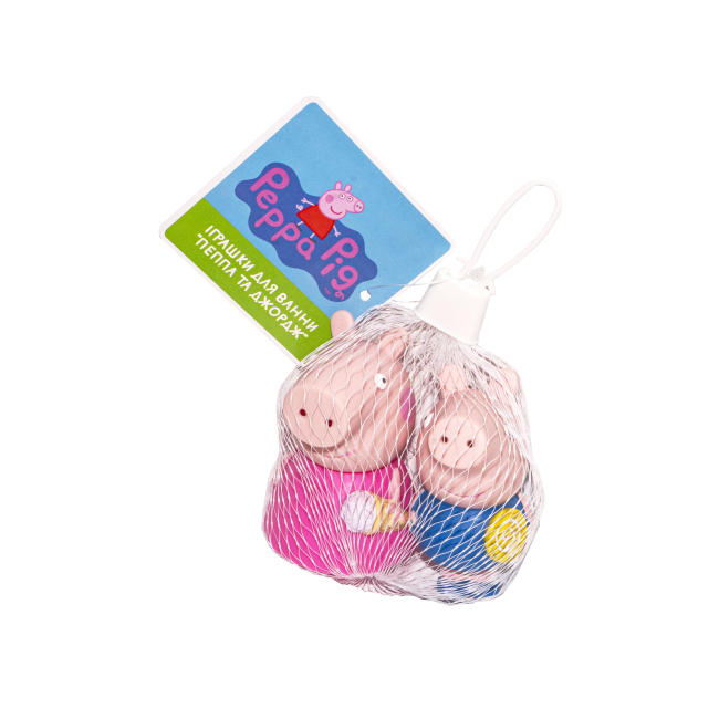 Іграшки для ванни - Ігровий набір для ванни Peppa Pig Пеппа та Джордж (122032)#3