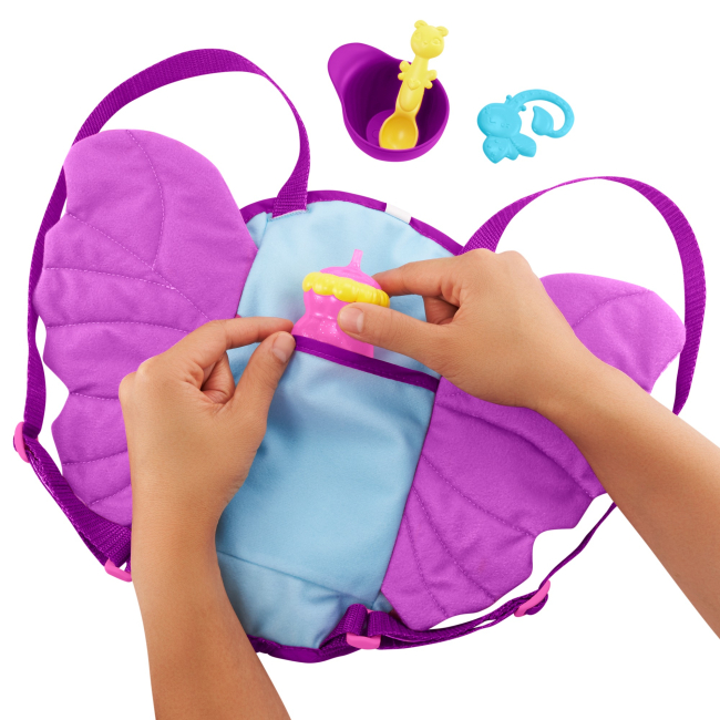 Одежда и аксессуары - Держатель для пупса My Garden Baby Красочные крылышки (HBH45)#2