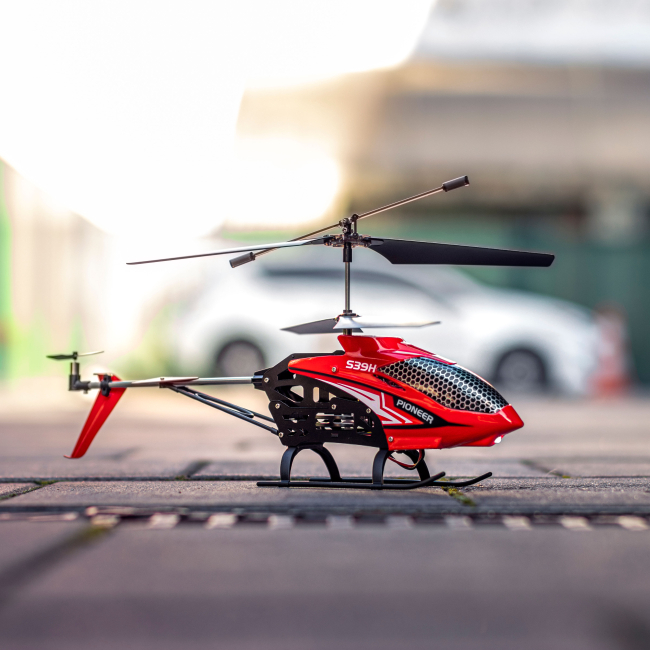Радиоуправляемые модели - Игрушечный вертолет Syma S39Н красный (S39H/S39H-1)#7