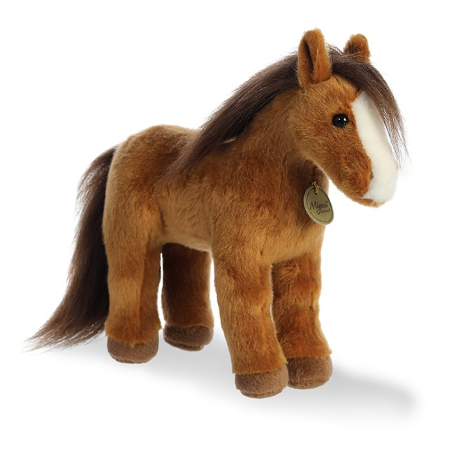 М'які тварини - М'яка іграшка Aurora Кінь бурий 25 см (170989B)#2