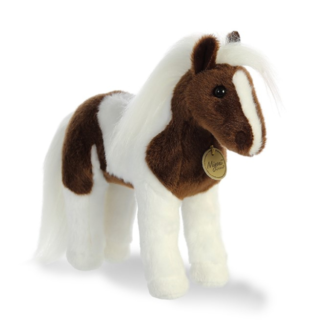 Мягкие животные - Мягкая игрушка Aurora Лошадь рябая 25 см (170387B)#2