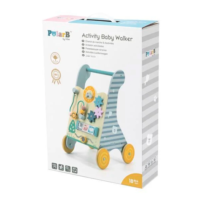 Ходунки - Ходунки-каталка Viga Toys PolarB з бізібордом (44028)#4