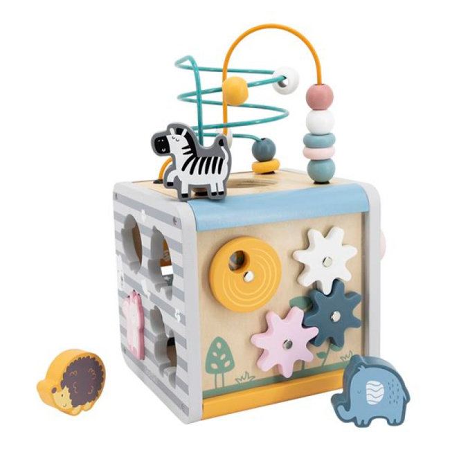 Развивающие игрушки - Бизикуб Viga Toys PolarB Кубик 5 в 1 (44030)#2