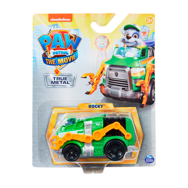 Фигурки персонажей - Игровая фигурка Spin Master Paw Patrol Рокки с автомобилем Die Cast (SM16782/6117-5)#4