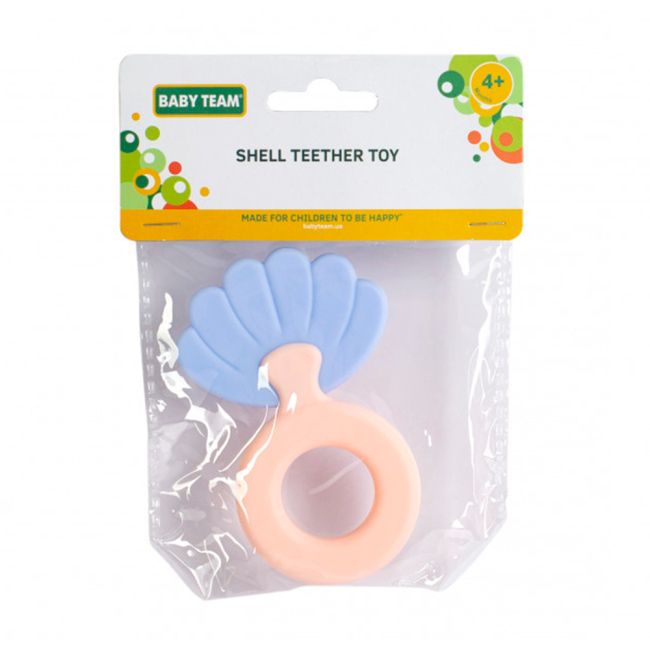 Погремушки, прорезыватели - Игрушка-прорезыватель Baby Team Мушля (8415)#2