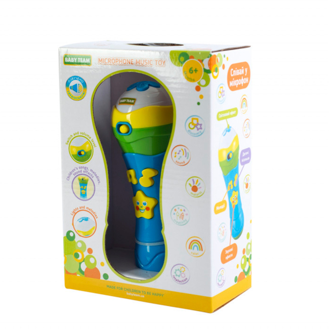 Развивающие игрушки - Музыкальная игрушка Baby Team Микрофон (8639)#3