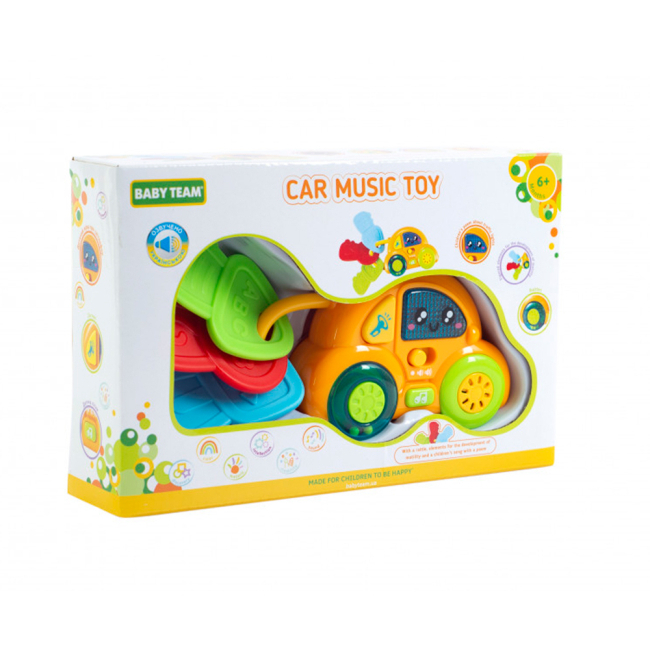 Развивающие игрушки - Музыкальная игрушка Baby Team Машинка (8642)#3