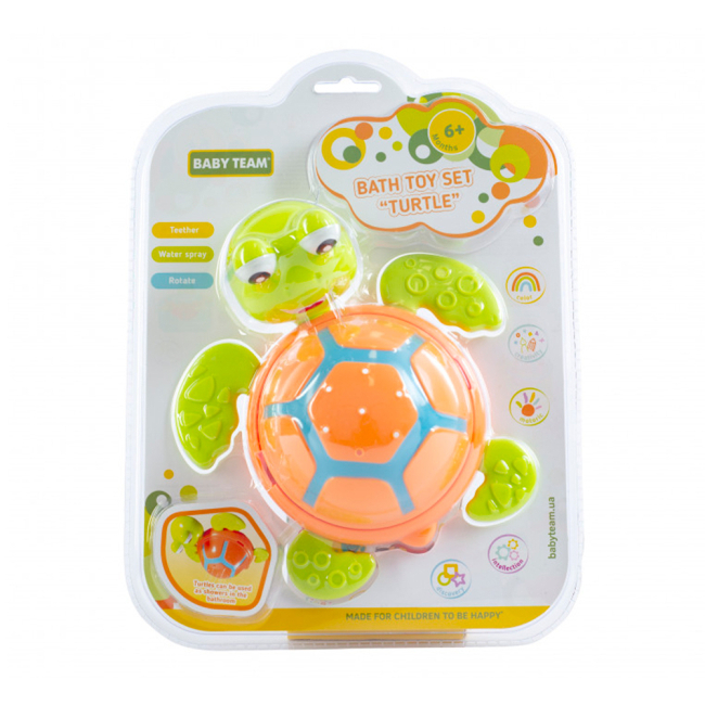 Іграшки для ванни - Набір іграшок для ванни Baby Team Черепашка (9028)#3