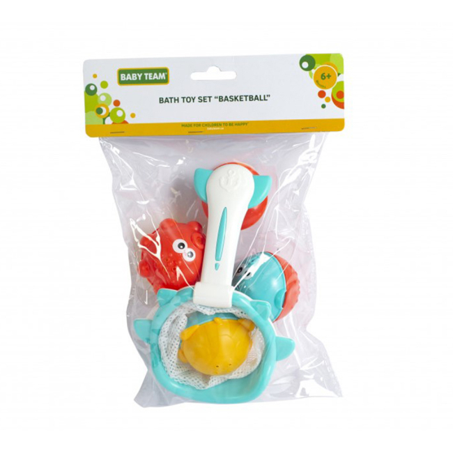 Іграшки для ванни - Набір іграшок для ванни Baby Team Баскетбол (9029)#2