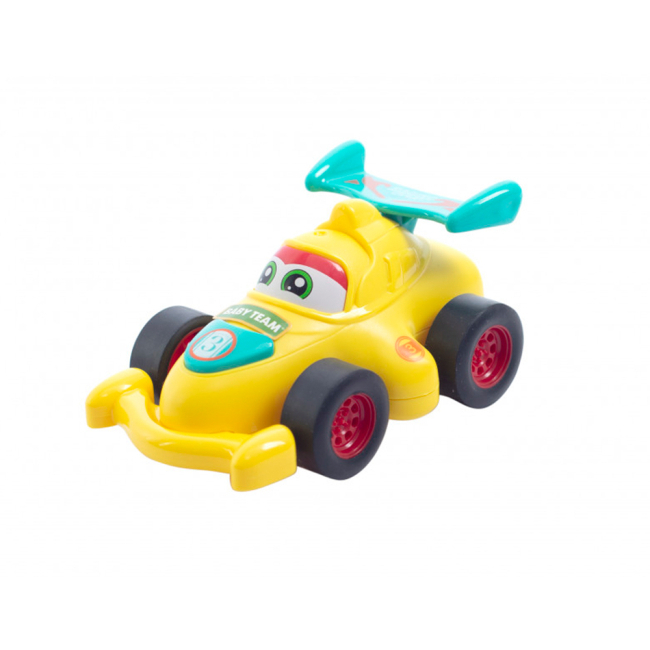 Машинки для малюків - Іграшка Baby Team Транспорт машинка жовта (8620-2)#2