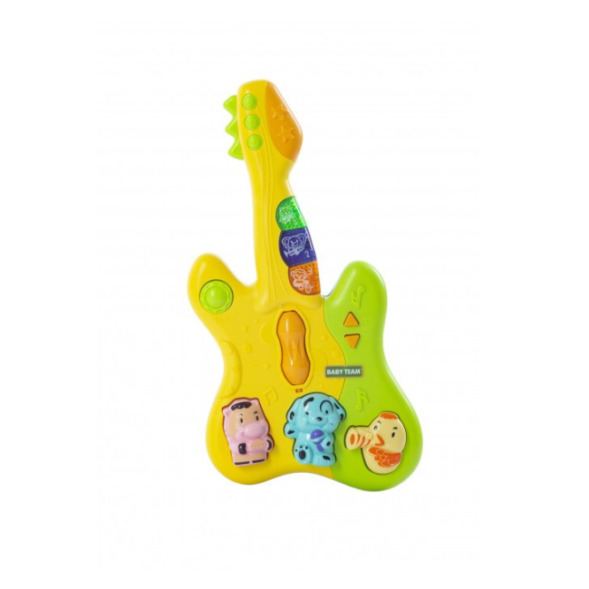Розвивальні іграшки - Музична іграшка Baby team Гітара жовта (8644-2)#2