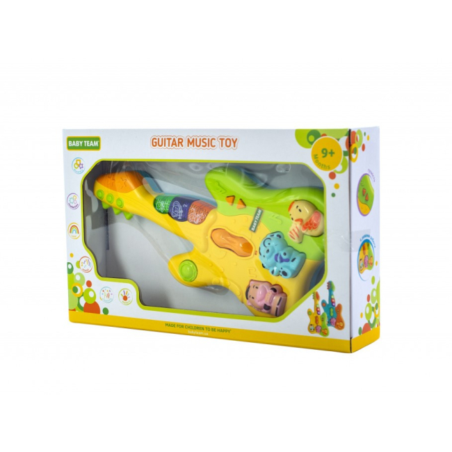 Розвивальні іграшки - Музична іграшка Baby team Гітара жовта (8644-2)#4