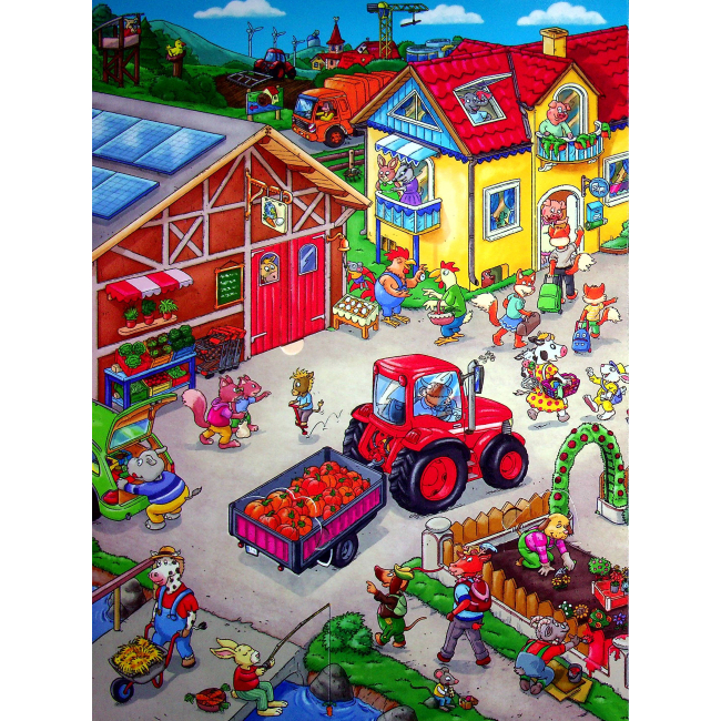 Книги-картинки для детей (2-6 лет) - Книжка «Вімельбух Ласкаво просимо в село» (122190)#2