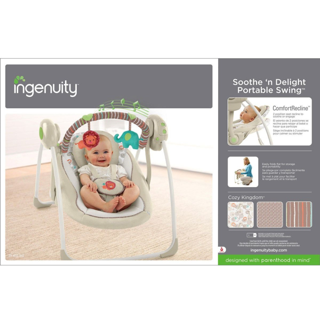 Кресла-качалки - Кресло-качалка Ingenuity Cozy kingdom (74451601949)#2