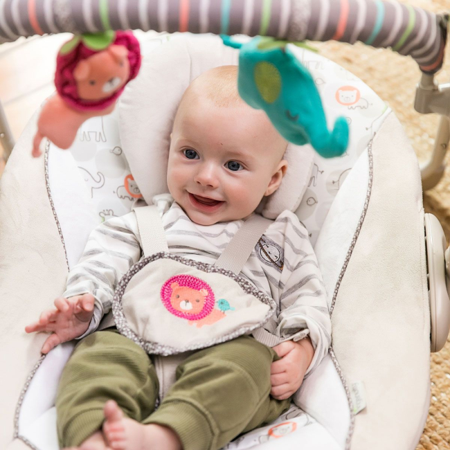 Кресла-качалки - Кресло-качалка Ingenuity Cozy kingdom (74451601949)#4