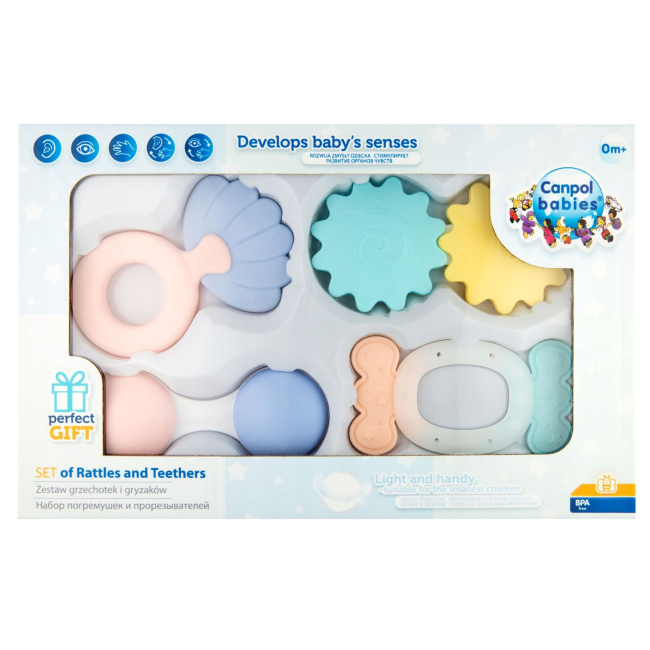 Погремушки, прорезыватели - Набор погремушек Canpol babies Первые погремушки (79/401)#2