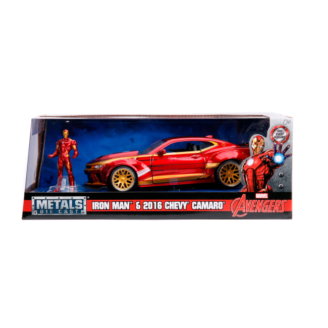 Автомодели - Автомодель Jada Марвел Мстители Шевроле Камаро 2016 с фигуркой Железного человека (253225003)#4