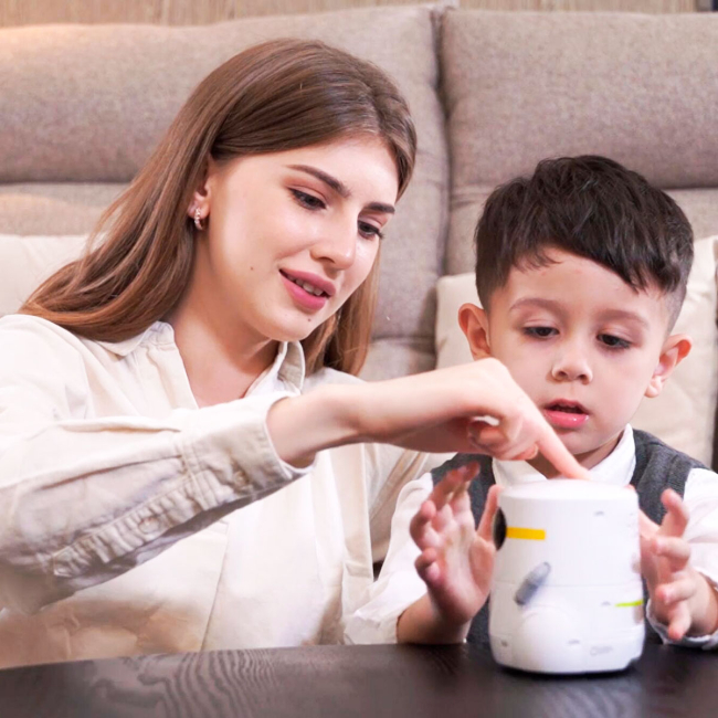 Роботи - Інтерактивний робот AT-ROBOT 2 з сенсорним керуванням білий (AT002-01-UKR)#6