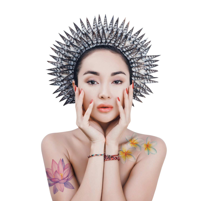 Косметика - Набор тату для тела TATTon.me Bali flowers set (4820191131545)#4