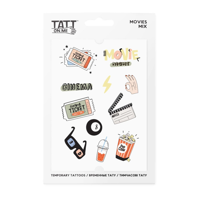 Косметика - Набор тату для тела TATTon.me Movies mix (4820191131477)#2