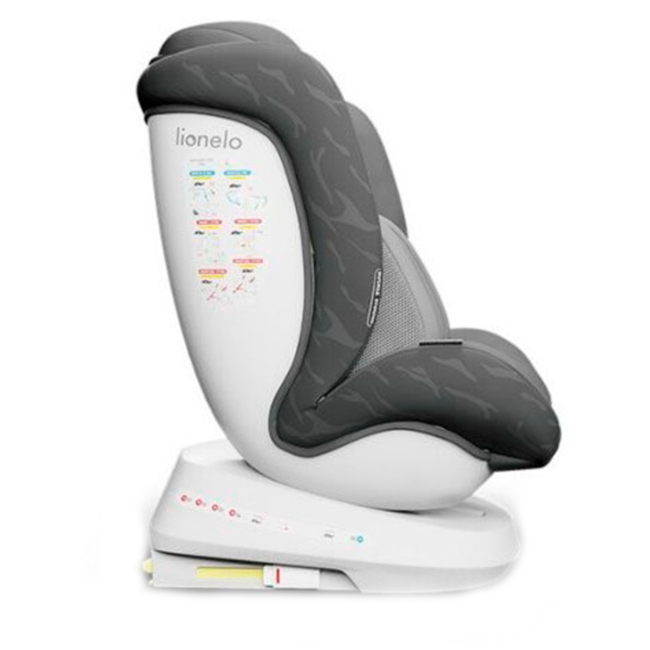Автокрісла й аксесуари - Автокрісло Lionelo Bastiaan One grey grafite 0-36 кг (LO.A.BO04) (5902581659675)#4