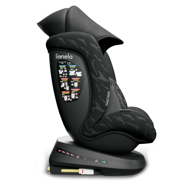 Автокрісла й аксесуари - Автокрісло Lionelo Bastiaan One black onyx 0-36 кг (LO.A.BO05) (5902581659644)#5