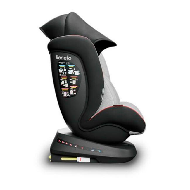 Автокрісла й аксесуари - Автокрісло Lionelo Bastiaan One grey stone black 0-36 кг (LO.A.BO07) (5902581659668)#3