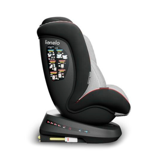 Автокрісла й аксесуари - Автокрісло Lionelo Bastiaan One grey stone black 0-36 кг (LO.A.BO07) (5902581659668)#4