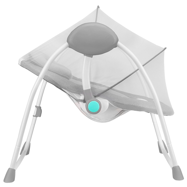 Кресла-качалки - Кресло-качалка Lionelo Ruben grey turquise (LO.RU03)#4