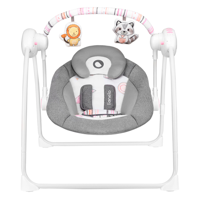 Кресла-качалки - Кресло-качалка Lionelo Ruben grey rose (LO.RU04)#2