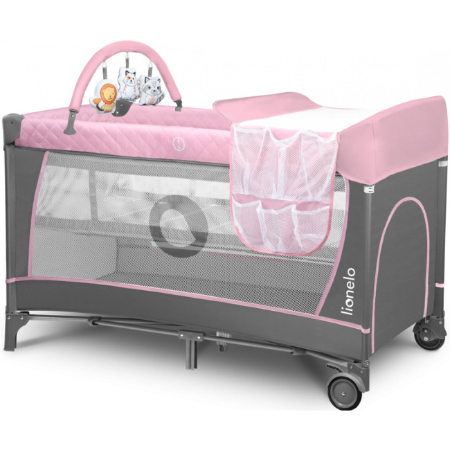 Манежі - Манеж Lionelo Flower flamingo (LO.FL01) (5902581658791)#2