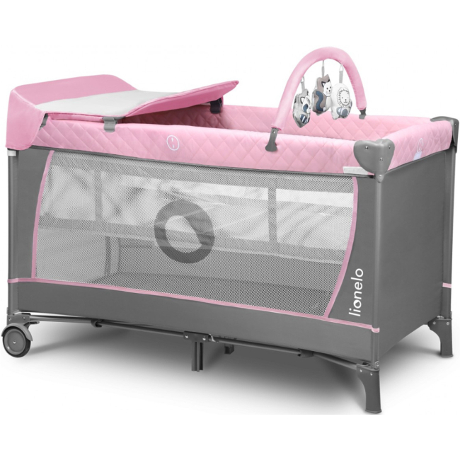 Манежі - Манеж Lionelo Flower flamingo (LO.FL01) (5902581658791)#3