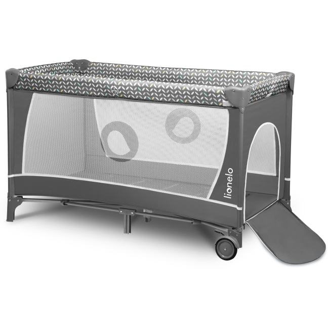 Манежі - Манеж Lionelo Flower grey scandi (LO.FL02) (5902581658777)#4