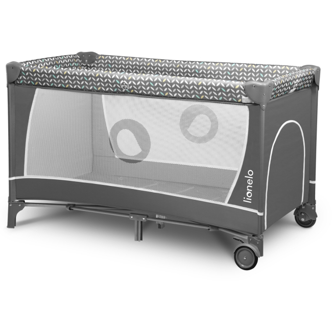 Манежі - Манеж Lionelo Flower grey scandi (LO.FL02) (5902581658777)#5