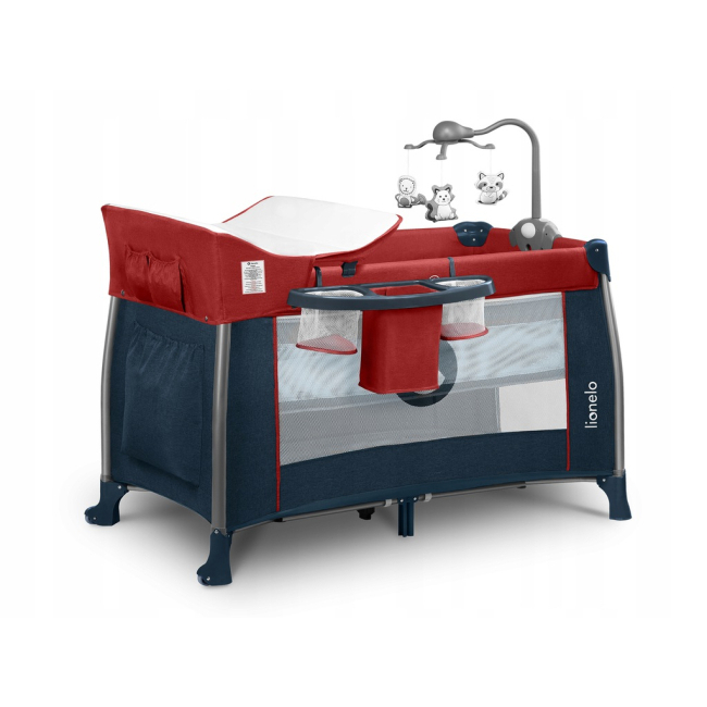Манежи - Манеж Lionelo Thomi red burgundy blue (LO.TM01)#2