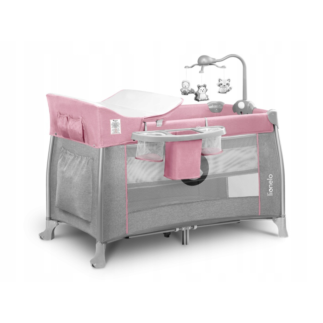 Манежи - Манеж Lionelo Thomi pink baby (LO.TM03)#2