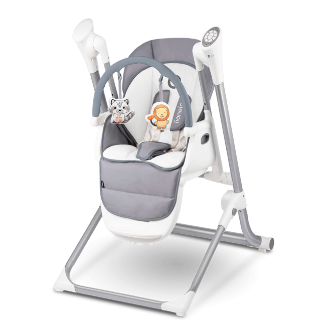 Товары по уходу - Стульчик для кормления Lionelo Niles grey 2 в 1 (LO.NI01)#3