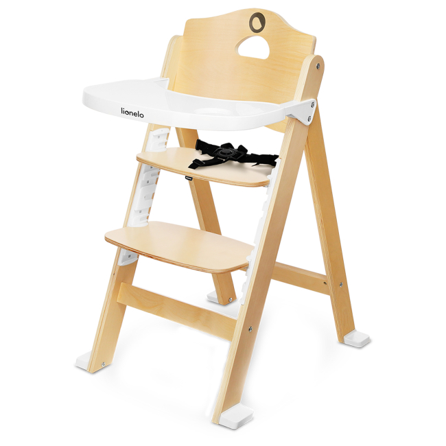 Товары по уходу - ​Стульчик для кормления Lionelo Floris white natural (LO.FS02)#4