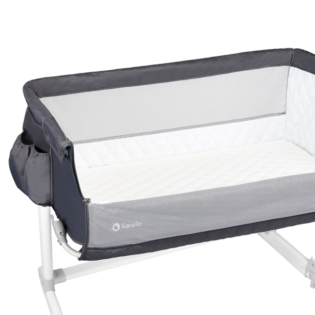 Манежі - Приставне ліжечко Lionelo Theo dark grey (LO.TH02)#4