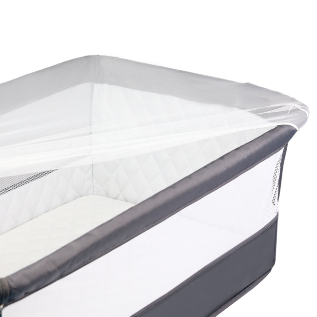 Манежі - Приставне ліжечко Lionelo Theo dark grey (LO.TH02)#5