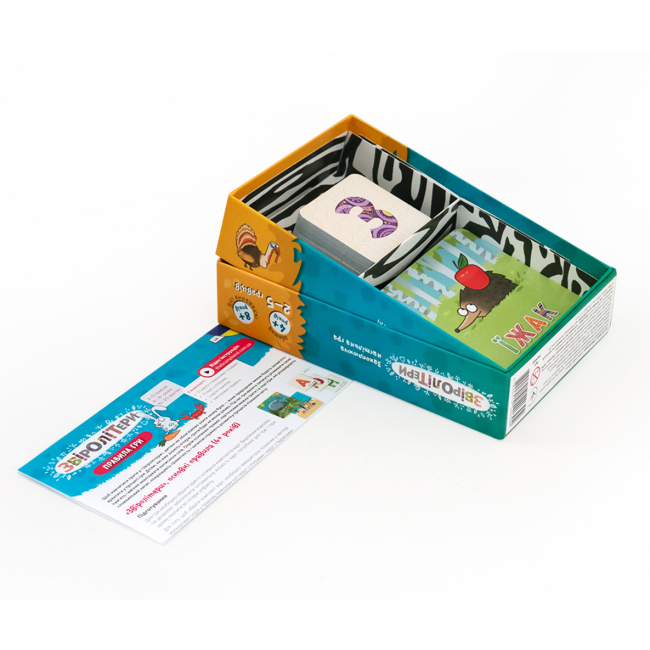 Настільні ігри - Настільно-друкована гра The Brainy Band Звіролітери (4820219540304)#2