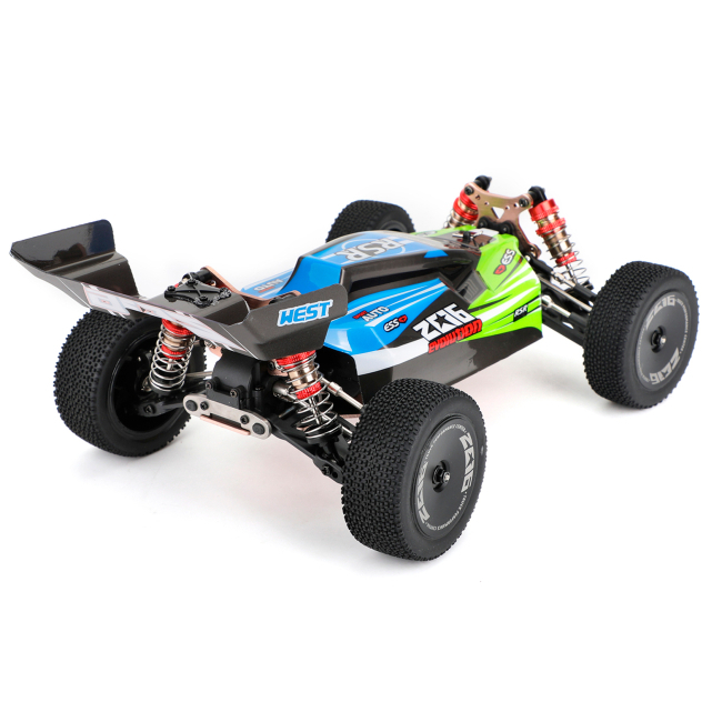 Радиоуправляемые модели - Автомодель WL Toys зеленая (WL-144001G)#2