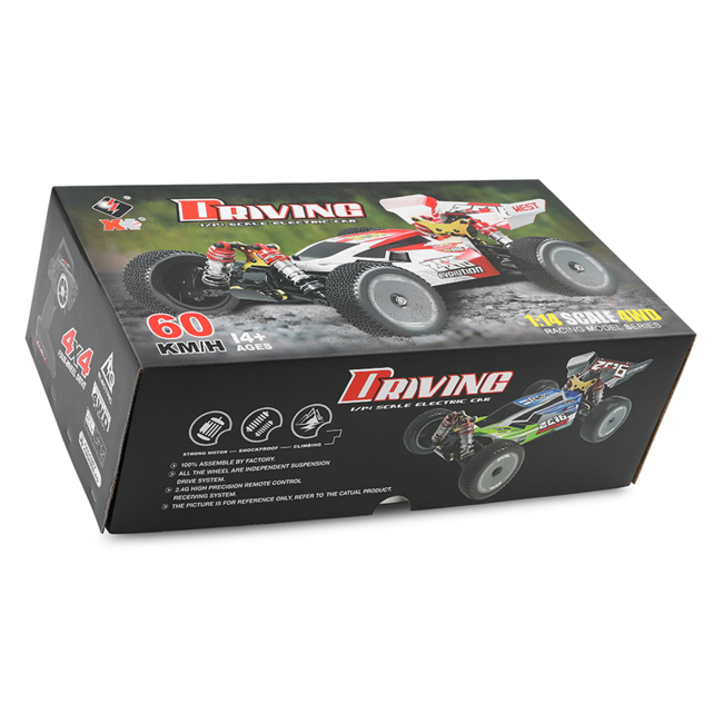 Радиоуправляемые модели - Автомодель WL Toys зеленая (WL-144001G)#5