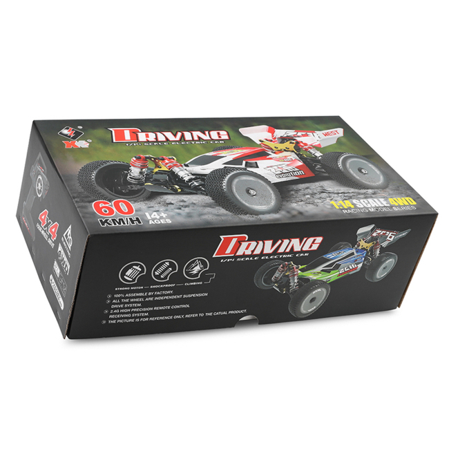 Радіокеровані моделі - Автомодель WL Toys червона (WL-144001R)#5