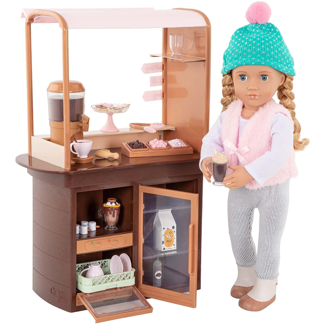 Меблі та будиночки - Ігровий набір Our Generation Шоколадний прилавок (BD37964Z)#5