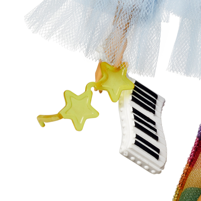 Куклы - Кукла Barbie Extra в длинном радужном платье (GYJ78)#4