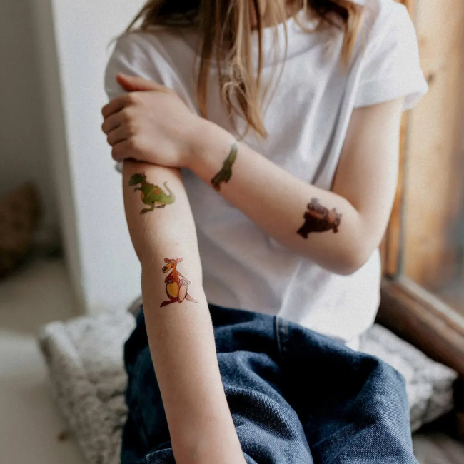 Косметика - Набір тату для тіла Tattooshka Тварини (WS-A062)#2