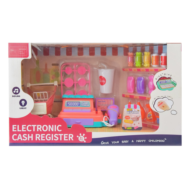 Наборы профессий - Игровой набор Shantou Jinxing Электронный кассовый аппарат (9934A)#4