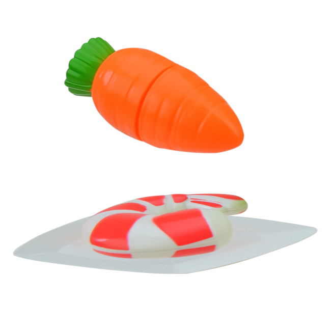 Детские кухни и бытовая техника - Игровой набор посуды Shantou Jinxing в корзинке (666-41)#3